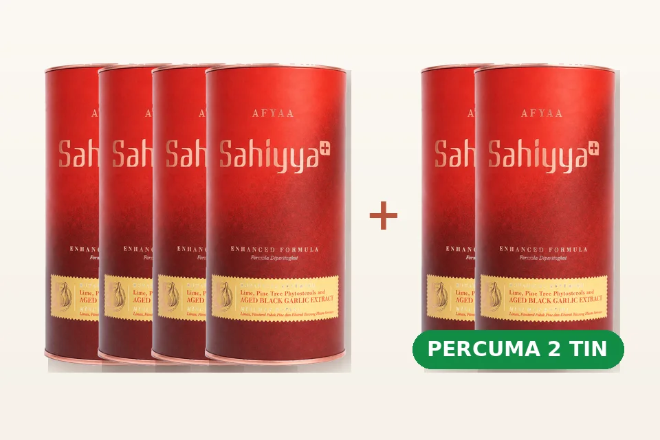 Pakej Reset 90 Hari Sahiyya+ beli 4 tin percuma 2 tin