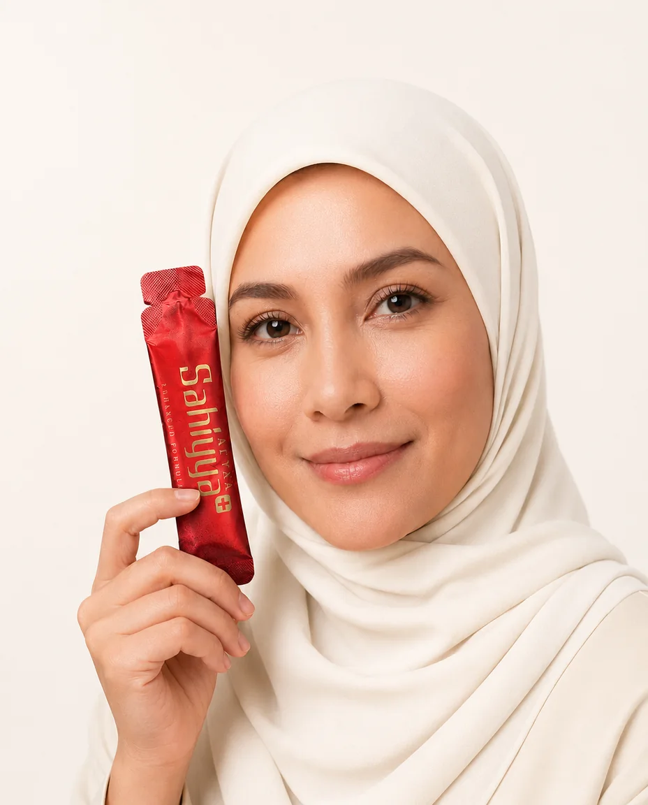 Sahiyya+ sachet untuk rutin harian
