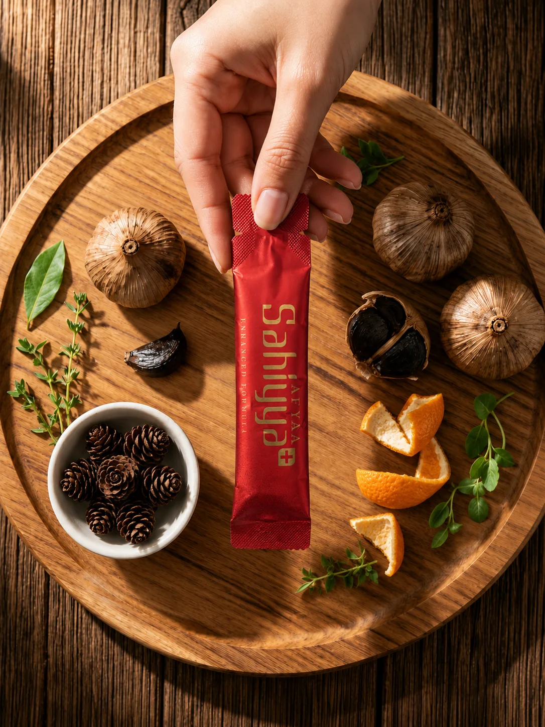 Sahiyya+ sachet bersama ramuan botani