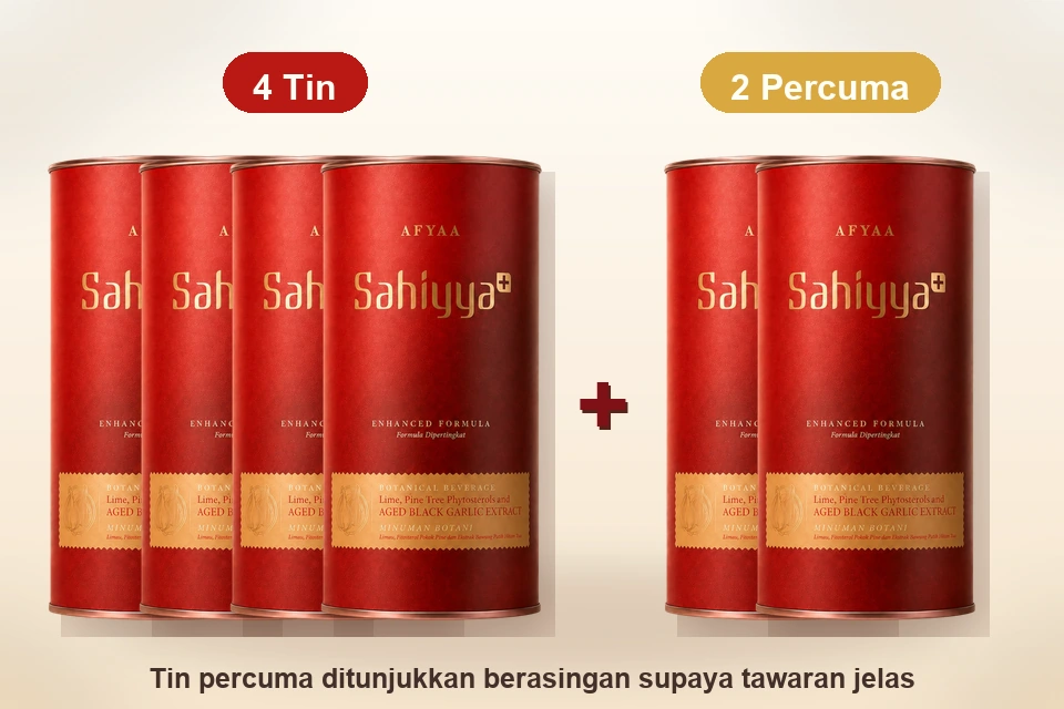 Pakej Reset 90 Hari Sahiyya+ beli 4 percuma 2 tin