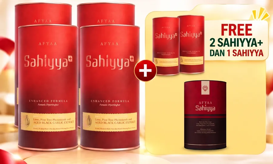 Pakej Reset 90 Hari Sahiyya+: 4 tin, percuma 2 tin dan 1 Sahiyya