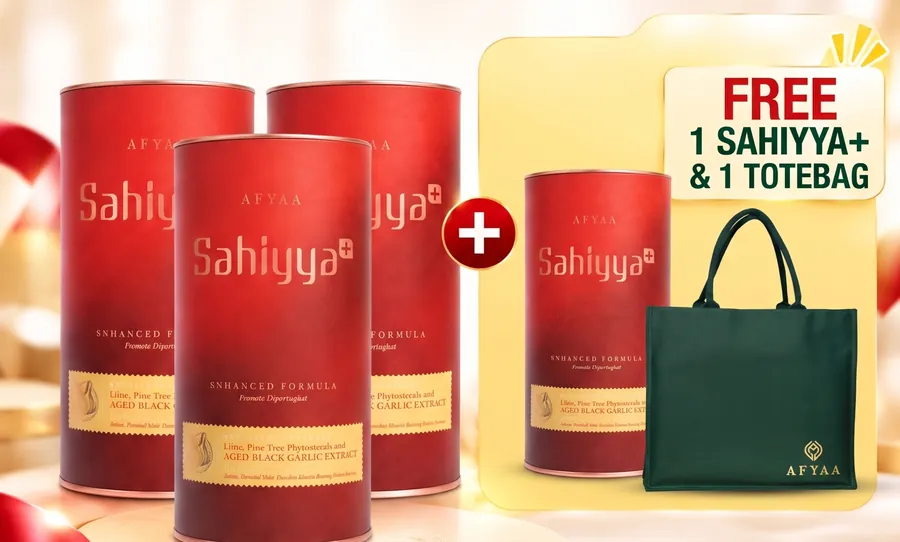 Pakej 60 Hari Sahiyya+: 3 tin, percuma 1 tin dan 1 beg tote