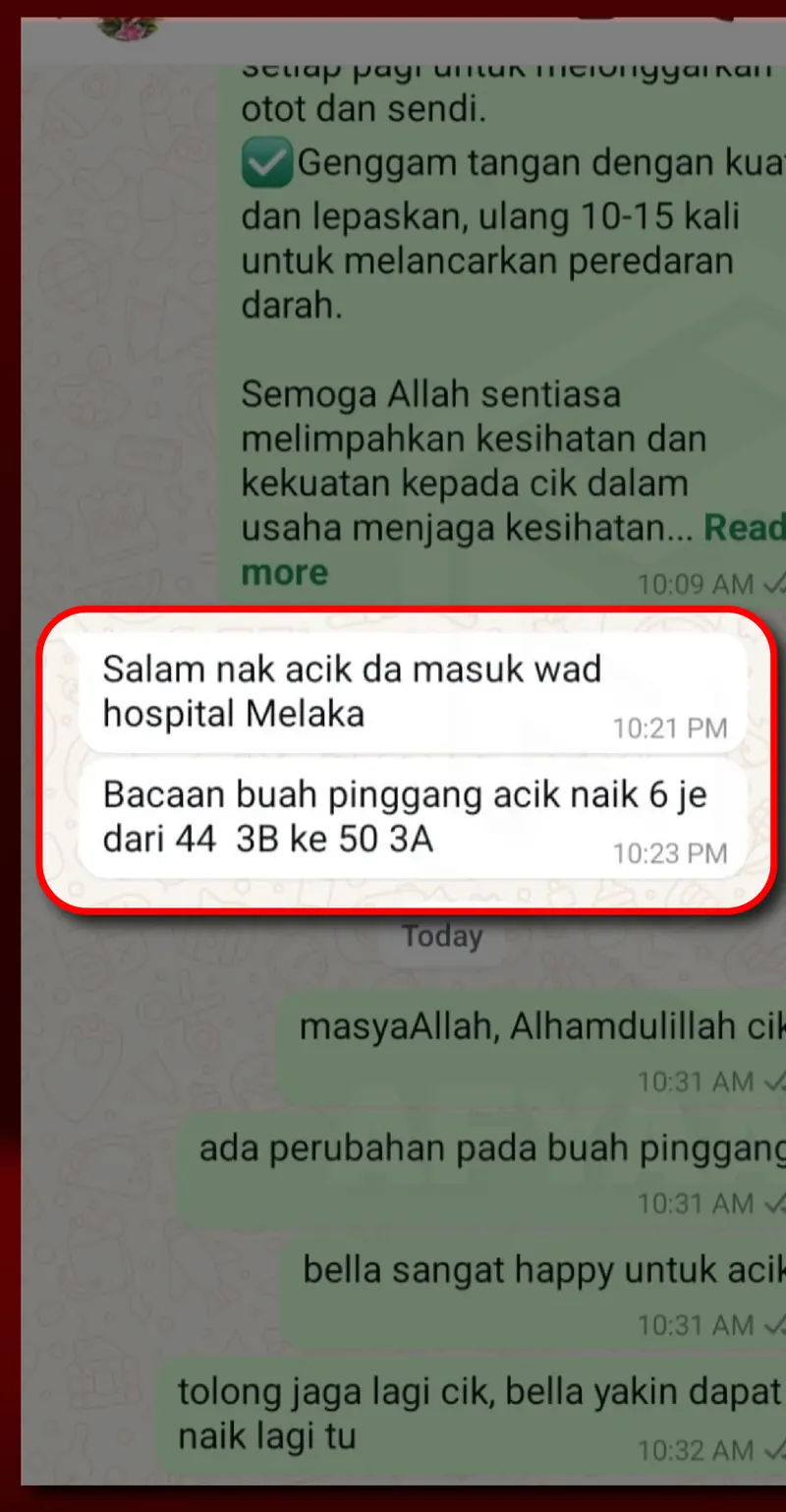 Testimoni WhatsApp: Whatsapp testimoni