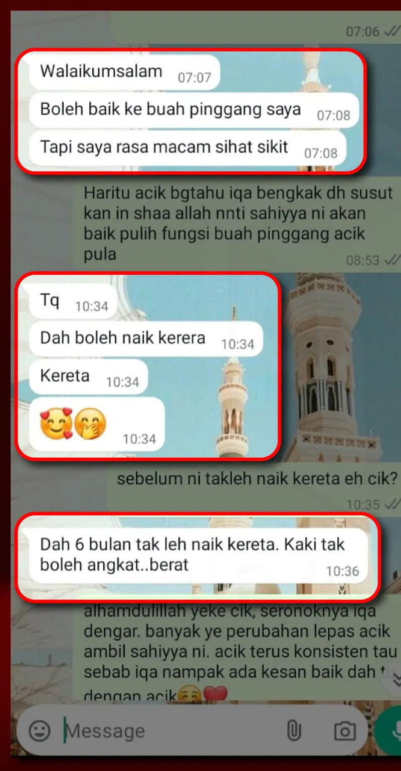 Testimoni WhatsApp: Whatsapp testimoni