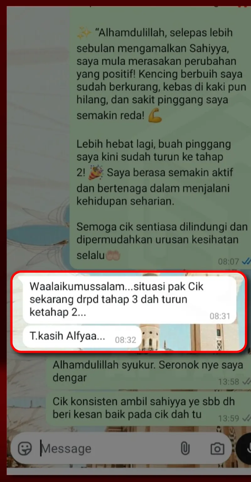 Testimoni WhatsApp: Whatsapp testimoni