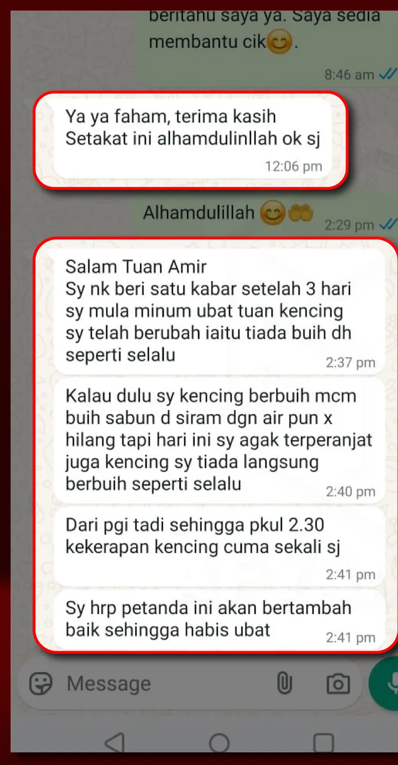 Testimoni WhatsApp: Whatsapp testimoni